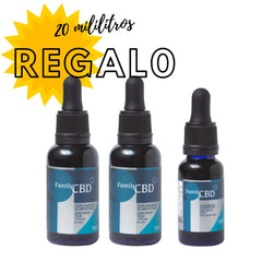 2 Aceite Terapéutico 30 ml CBD y 1 aceite de 20 ml de regalo - Family Cbd Mexico