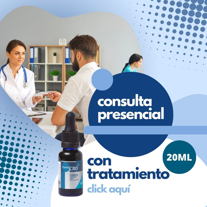 Consulta Médica Presencial con tratamiento 20 miliitros CDMX y EDO. México - Family Cbd Mexico