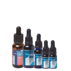 Family Oils: 1 CBD (30 ml) + 1 CBG + 1 CBD (20 ml) + 2 CBD (10 ml) - Family Cbd Mexico