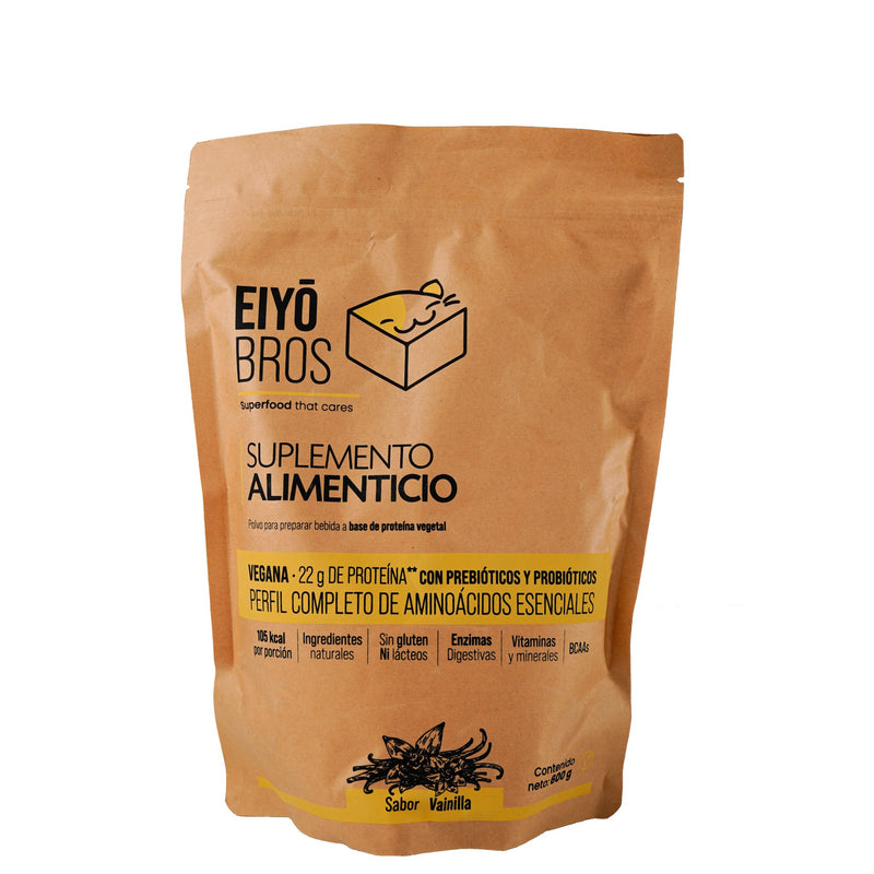 Proteína Eiyo Bros Vegetal sabor Vainilla - Family Cbd Mexico